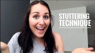 Stuttering Technique I Learned in Speech Therapy [upl. by Camroc]