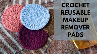 Crochet Reusable Makeup Remover Pads Crochet Face ScrubbiesCrochet For Beginners Easiest way [upl. by Nolla587]