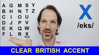 How To Pronounce The English Alphabet BRITISH PRONUNCIATION [upl. by Arimihc146]