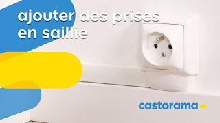 Ajouter des prises électriques  pose en saillie Castorama [upl. by Dede]