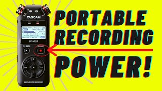 Tascam Dr05x Review  Portable Recording Power [upl. by Odnama37]