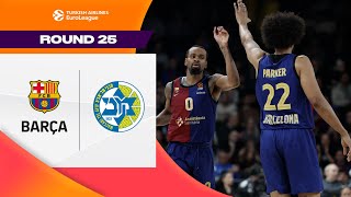 SecondHalf EXPLOSION  Barcelona – Maccabi  BASKETBALL HIGHLIGHTS R25 202425 [upl. by Einegue]