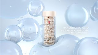 NEW Hyaluronic Acid Ceramide Capsules HydraPlumping Serum  Elizabeth Arden [upl. by Keene267]