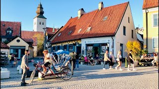 Sweden Walks Visby Gotland Streets and people in medieval world heritage town [upl. by Elletnuahc]