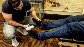 PLANTAR FASCIITIS Chiropractic Adjustment with YStrap by Dr Joseph Cipriano [upl. by Zirkle]