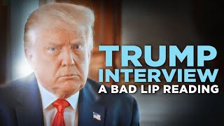 quotTRUMP INTERVIEWquot — A Bad Lip Reading [upl. by Tnafni]