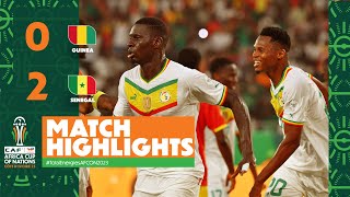 HIGHLIGHTS  Guinea 🆚 Senegal TotalEnergiesAFCON2023  MD3 Group C [upl. by Alberto]