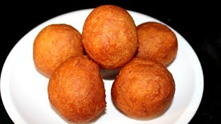 How to Make Mysore Bonda  Bajji in Telugu మైసూరు బోండాబజ్జీ చేయడం ఎలా [upl. by Sky323]