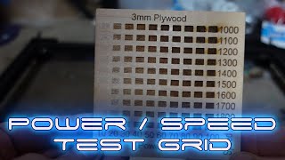 Lightburn Speed amp Power Grid Tutorial [upl. by Godric]