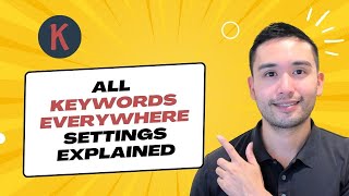 All Keywords Everywhere Settings Explained [upl. by Seen786]