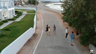 Greece 🇬🇷 Crete beaches Full HD video Serita Beach Hotel DJI Drone [upl. by Yhtuv]