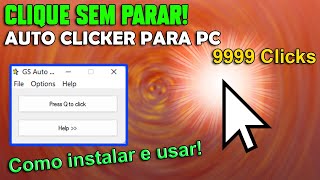 COMO USAR AUTO CLICKER NO PC [upl. by Drape]