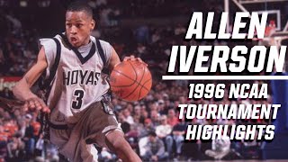 Allen Iverson 1996 NCAA tournament highlights [upl. by Eremehc]