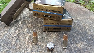 9MM Federal HST  124gr and 147gr ammo test [upl. by Tim]