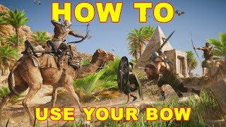 Assassins Creed Origins How to Use Bow amp Fire Arrows [upl. by Luisa751]