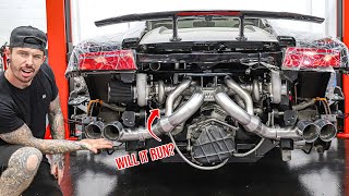 FITTING TWIN TURBOS TO MY LAMBORGHINI [upl. by Ttej]