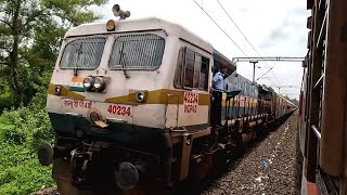 KERALA To MUMBAI  32 Hours Full Train Journey 16346 Netravati Express  TVC To LTT  Part 2 [upl. by Atteuqal]