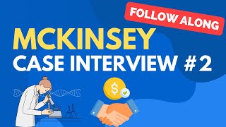 McKinsey Case Interview Practice 2 Pharma Acquisition [upl. by Schwing]