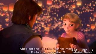 Tangled  I See the Light EU Portuguese Lyrics HD [upl. by Larner]