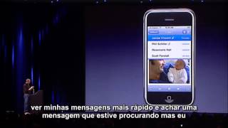 Steve Jobs apresenta primeiro iPhone legendado 2007 [upl. by Kelsey]