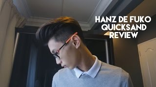 Hanz De Fuko Quicksand Review  Mans Undercut Hairstyle [upl. by Eidok]