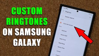 How to Set ANY Song as Custom Ringtone on your Samsung Galaxy Smartphone [upl. by Euf]