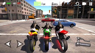 Ultimate Motorcycle Simulator 3d TOP 3 Sport Bikes  Bike Game Android [upl. by Aihtenyc]