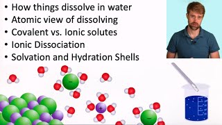 Aqueous Solutions Dissolving and Solvation [upl. by Ludovick154]