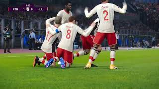 ROTHERHAM VS HULL CITYY  PES 21 GAMEPLAY [upl. by Lennahs]