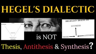 Why Hegels Dialectic is NOT thesis antithesis and synthesis  Closereading [upl. by Kcinomod793]