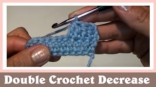 Crochet for Beginners Double Crochet Decrease [upl. by Naujuj]