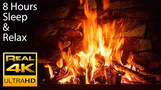 🔥 The Best 4K Relaxing Fireplace with Crackling Fire Sounds 8 HOURS No Music 4k UHD TV Screensaver [upl. by Irpac899]