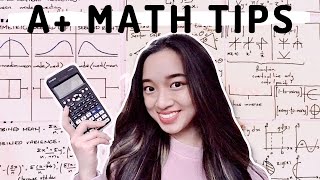 STUDY TIPS How to score A for Maths even with no talent  A Levels amp SPM [upl. by Anilok681]