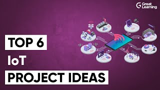 Top 6 IoT project ideas  IoTInternet of Things Project ideas  IoT Training  Great Learning [upl. by Nehttam]