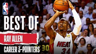 Best Of Ray Allen  Career 3Pointers [upl. by Oleic]