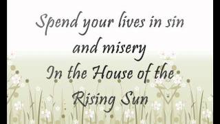 House of the Rising Sun Lyrics  Haley Reinhart [upl. by Sevein]