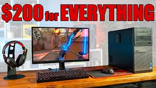 200 Full PC Gaming Setup and How to Upgrade It Over Time [upl. by Notsud]