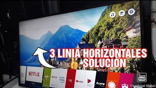 👉3 LINIA HORIZONTALES 👍SOLUCIÓN 😡PANTALLA DAÑADA [upl. by Aicargatla]