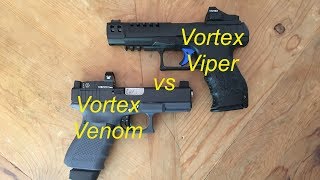 Vortex Venom vs Vortex Viper  Excellent Red Dot Options For Range or Concealed Carry [upl. by Anidam305]