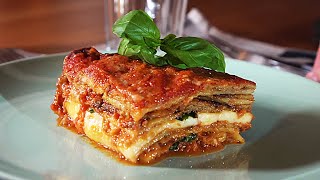 Authentic Italian Aubergine Parmigiana [upl. by Brathwaite]