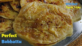 నేతి బొబ్బట్లు  PuranPoli  How to make perfect Bobbatlu at Home in Telugu by Vismai Food [upl. by Seen]