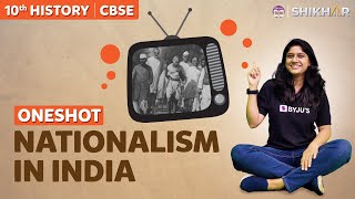 Nationalism in India One shot  Class 10 Chapter 2  History  Social Science CBSE [upl. by Jervis]