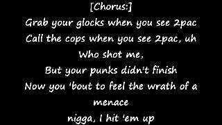 Tupac  Hit Em Up Lyrics [upl. by Graces]