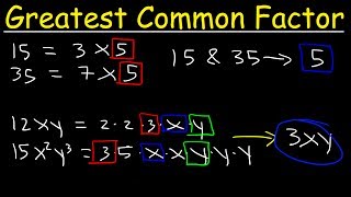 How To Find The Greatest Common Factor Quickly [upl. by Fidelio]