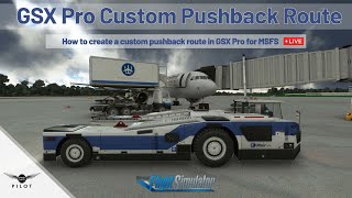 FSDreamTeam GSX Pro Pushback Tutorial  MSFS [upl. by Llerot873]