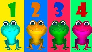 FIVE SPECKLED FROGS SONG FOR CHILDREN  NURSERY RHYME FOR KIDS BY SMARTBABYSONGS [upl. by Nwad204]