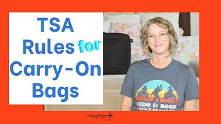 Basic TSA Rules For CarryOn Bags [upl. by Helenka]