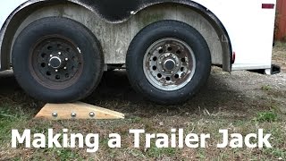 Making a Tandem Axle Trailer Jack [upl. by Polish]