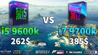 i5 9600k vs i7 9700k Test in 9 Games [upl. by Bayard318]