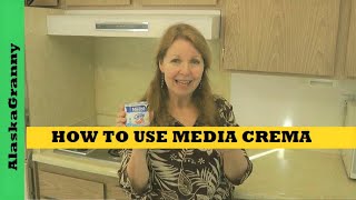 How To Use Media Crema Canned Cream Make Buttermilk Sour Cream Dip Butter [upl. by Saito454]